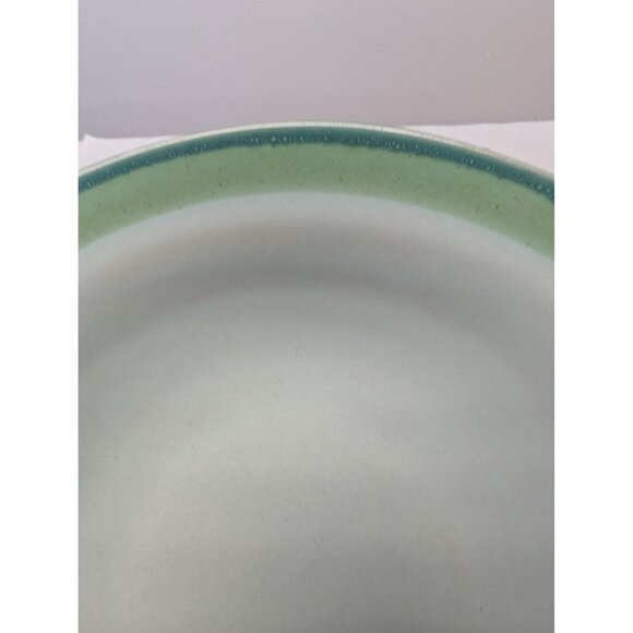 Vintage Stoneware JCPenney Sea Green Soup Cereal Bowls Set Of 3 - Picture 7 of 7